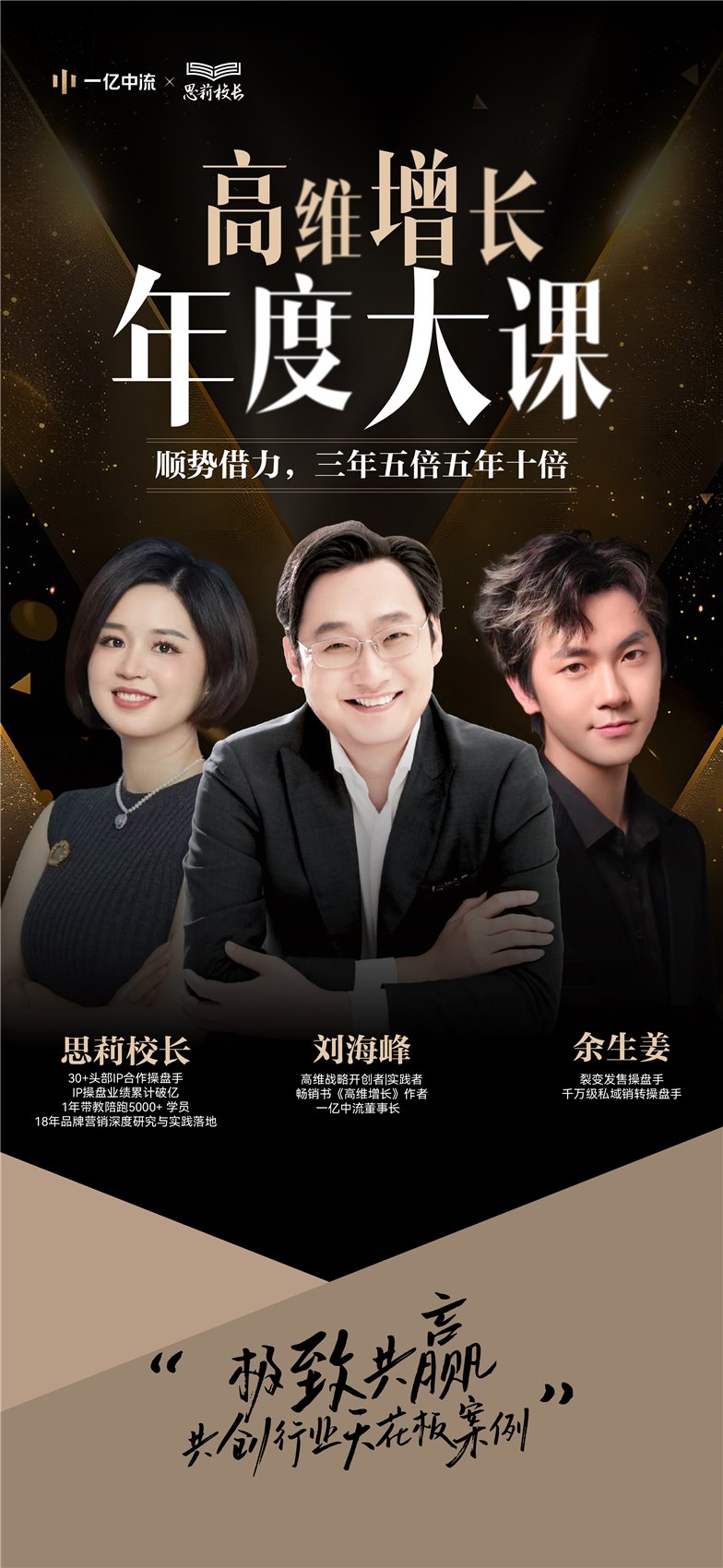 一亿中流刘海峰高增长年度大课素材